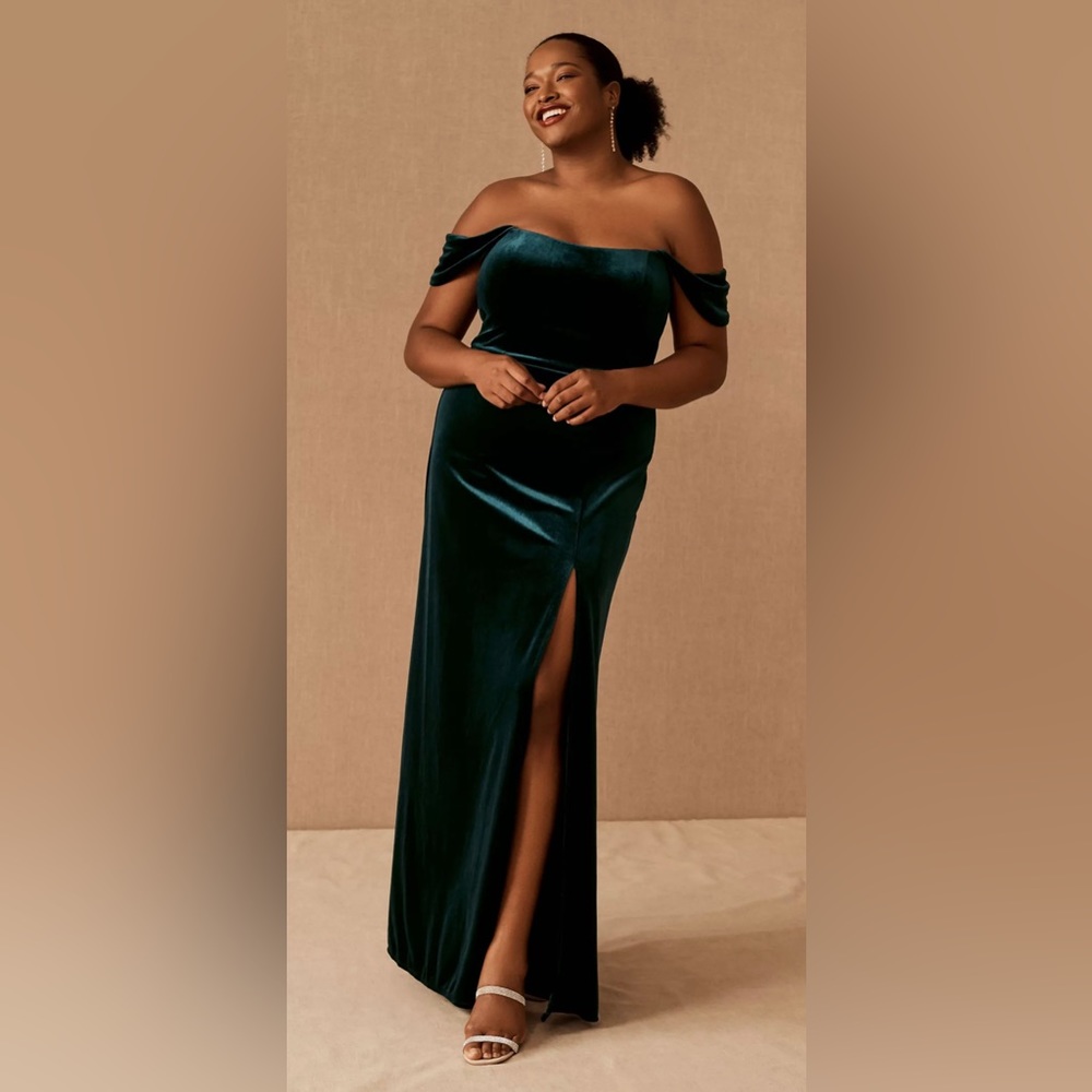 Jenny Yoo Issa Velvet Dress